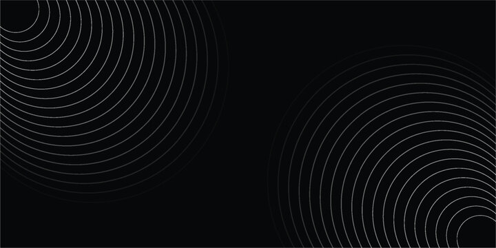 Create a bold look with a centric circle background featuring vector graphics of sound waves. vektor