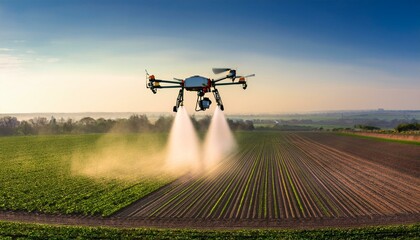 Fototapeta premium Aerial perspectives lead to better crop management. 