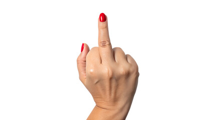 Middle Finger Up.