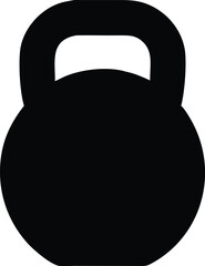 Kettlebell icon. Weight icon, training equipment flat vector icon for exercise