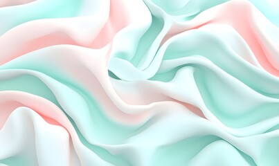 Obraz premium Pastel fabric swirls, soft texture background, design element