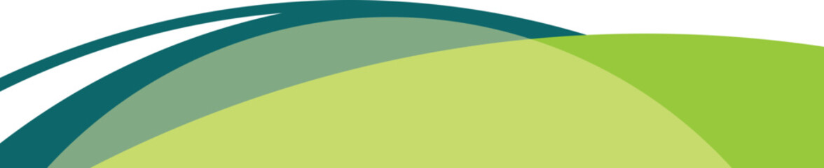 Obraz premium Curve Transparent Footer