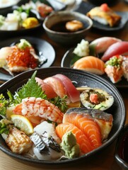 Vibrant Sushi Platter