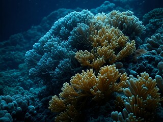 Obraz premium coral reef in sea