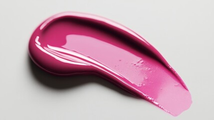 Obraz premium Pink nude tone lipstick make up isolated on a studio background,natural Liquid lipsticks,makeup cosmetic lips, product mockup for beauty fashion business,sale,swatch color,template.