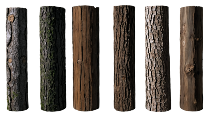 Detailed View of Tree Bark with Rich Texture and Natural Patterns