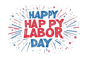 Engaging in the shared excitement of national Labor Day. Side view of american flag, set of tools, safety helmet, work gloves on wooden brown background with empty space for promo or text
