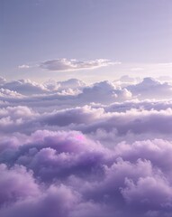 Obraz premium A hazy lavender merging into light silver cloudy mist gradient background