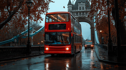 Obraz premium Traffic bus.