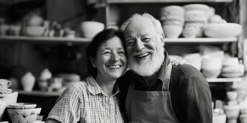 Fototapeta premium Happiness at the Pottery