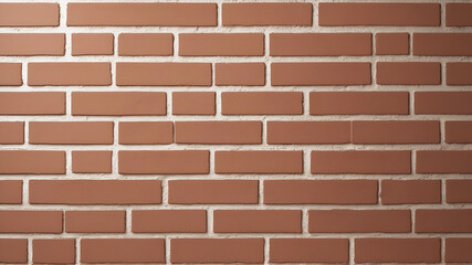 Fototapeta premium brick wall painted pantone mocha mousse color, brickwall surface with copy space for text