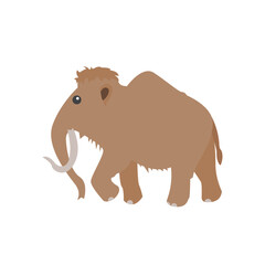 Mammoth animal vector symbol illustration