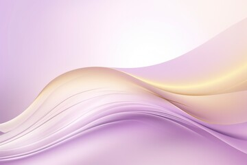 Fototapeta premium Pastel lavender and ivory wave with diagonal curve