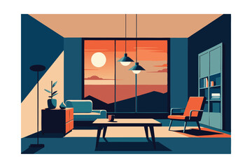 interior of a hotel room