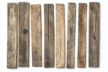 A collection of wooden pallets arranged in a row, often used for storage or display purposes