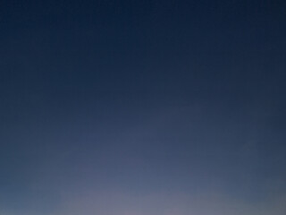 Blue shades of night sky