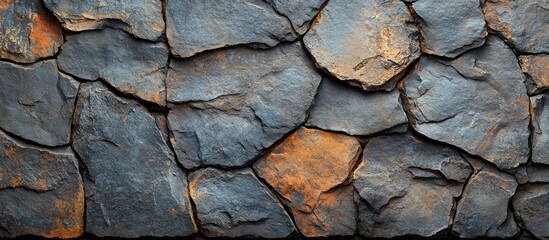 Rustic stone wall texture background.