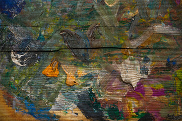 Light green wooden background. Background for banner