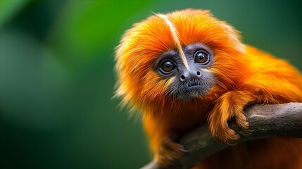 Golden Lion Tamarin: A captivating peek into the rainforest.