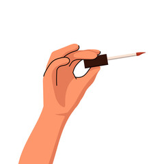 Hand Hold Lipstick Cosmetic