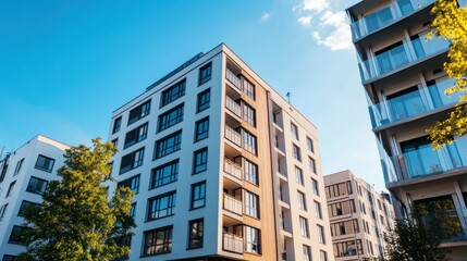 Fototapeta premium Modern Apartment Buildings