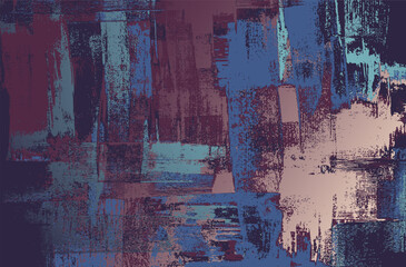 Background artwork whispers of Twilight merging of Deep Blues, Muted Purples, and Soft Pinks in an Abstract Symphony of Shadow and Light