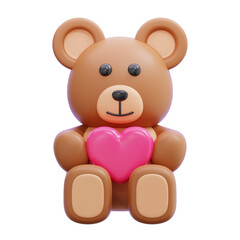 love doll 3d icon illustration