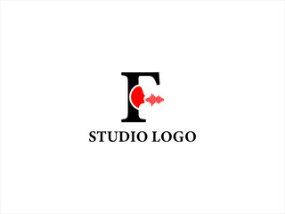 sound studio logo vector,