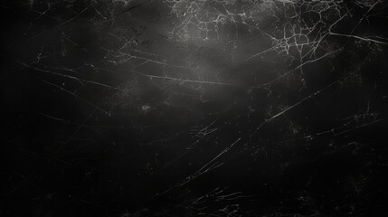 Abstract Black Background with White Scratches and Dust Particles for Textures, Art and Graphic Design Use in Professional Projects