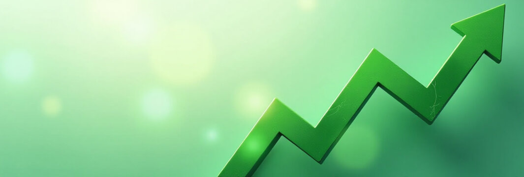 green arrows set abstract background calming eco