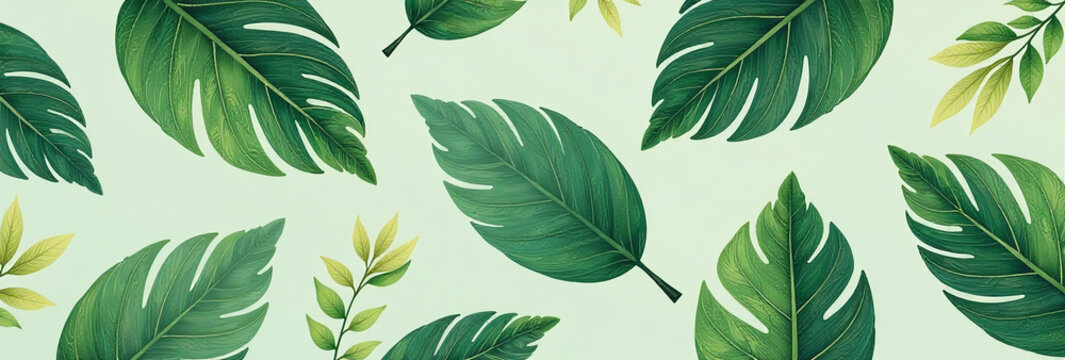 illustrator access leaf patterns nature backgrounds including seamless swatches