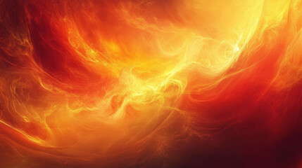 Fototapeta premium Fiery swirls of energy creating a dramatic abstract background