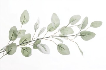 Naklejka premium A detailed shot of a plant's branch, suitable for use in botanical or scientific contexts
