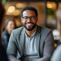 Obraz premium Foster authentic connections, guiding leaders towards impactful change