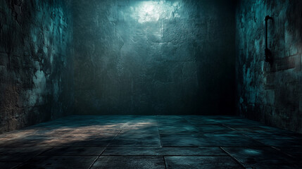 Old, empty stone prison cell
