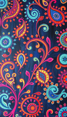 Fototapeta premium Pattern for fabrics, covers, leaflets, business cards, Happy Birthday cards, Wedding Invitations, for use in graphics