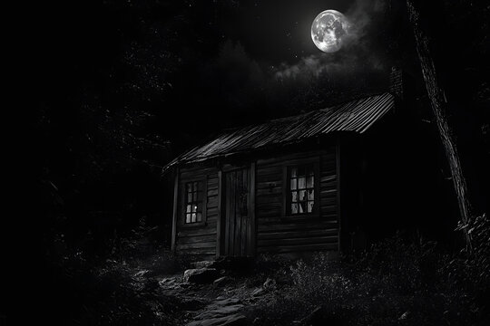haunted house on a hill