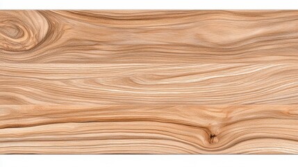 Natural wood texture with intricate grain pattern, white isolate background