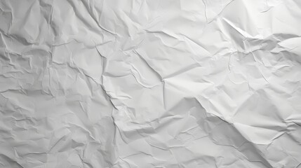 Obraz premium Crumpled White Paper Texture Background for Creative Projects and Graphic Design Uses in Various Applications and Enhancements