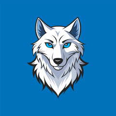 wolf head vector illustration