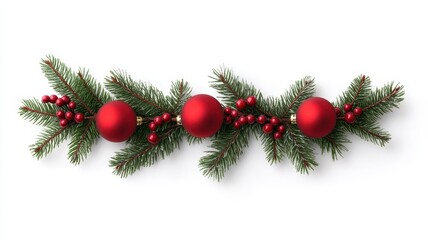 Fototapeta premium Festive Christmas banner with vibrant decorations and cheerful messages to celebrate the holiday season.