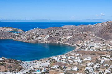 view of the coast of island Ios