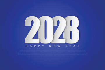 happy new year 2028 celebration background