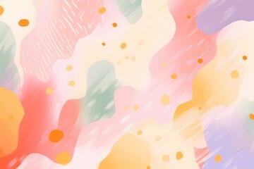 Fototapeta premium Abstract memphis spring illustration backgrounds pattern texture.