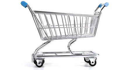 Side view shopping cart