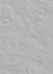 Abstract gray crumpled paper seamless texture. An abstract close-up of white and gray crumpled and creased paper texture background. 