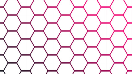  Abstract pink honeycomb pattern hexagonal diagram background.  Abstract pink hexagonal geometric shape technology digital hi tech concept background.

