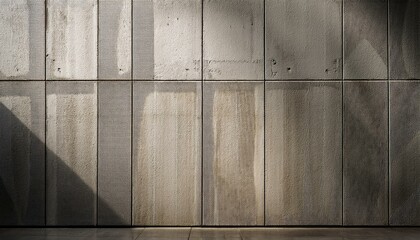 灰色のコンクリートの背景素材。コピースペースあり。AIで生成	
