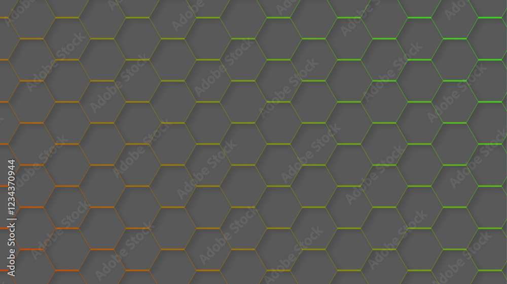 Poster abstract honeycomb pattern hexagonal background. hexagon honeycomb outline art for design element. g