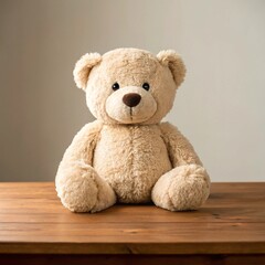 Obraz premium Teddy bear on the floor